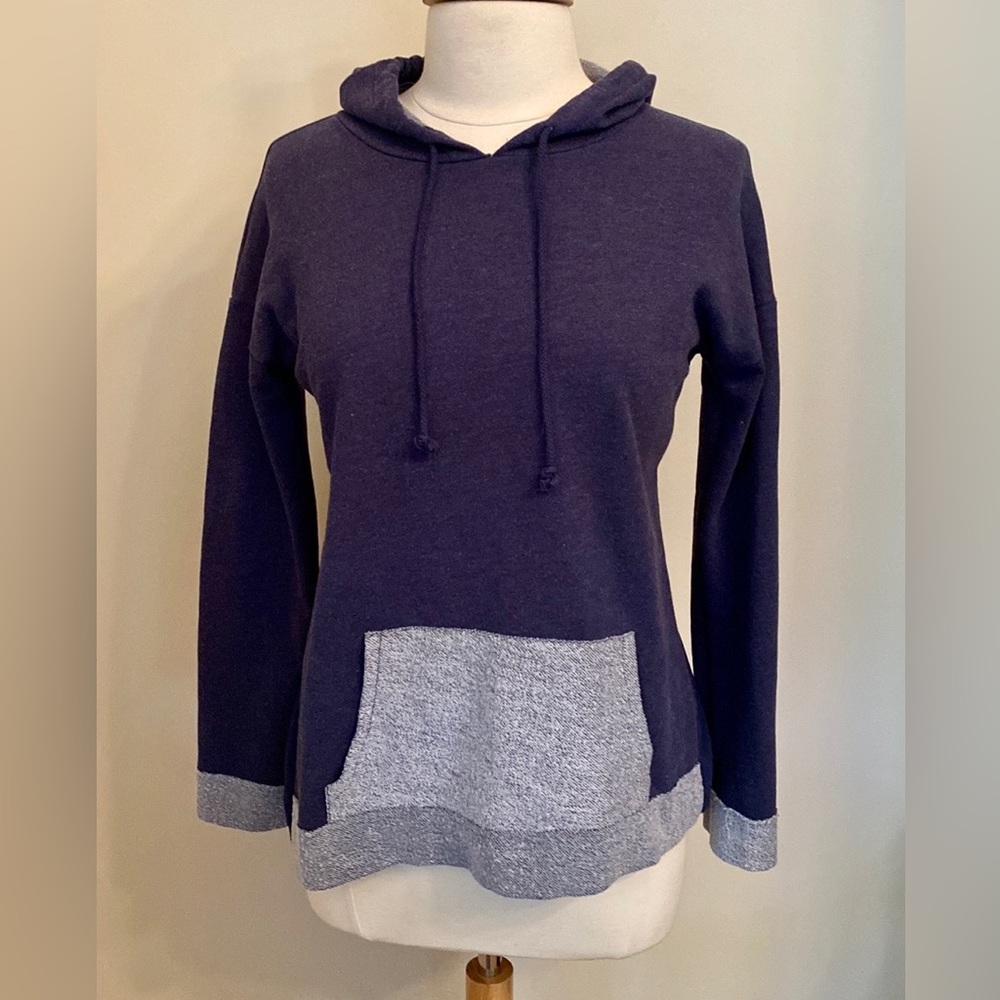 Design History Blue Sheer S Modern Chic Trendy Soft Girl Boho Hoodie Sweatshirt
